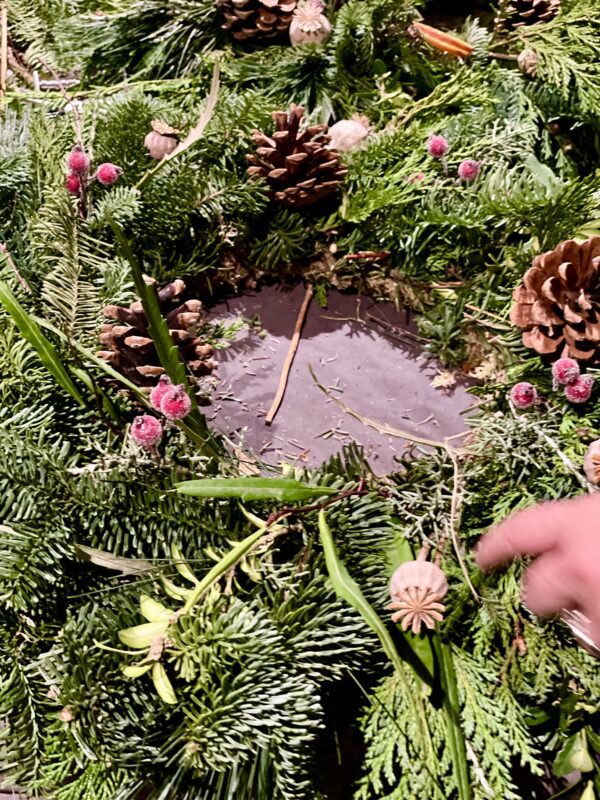 Cocktails & Christmas Wreath Workshop, 8th December.